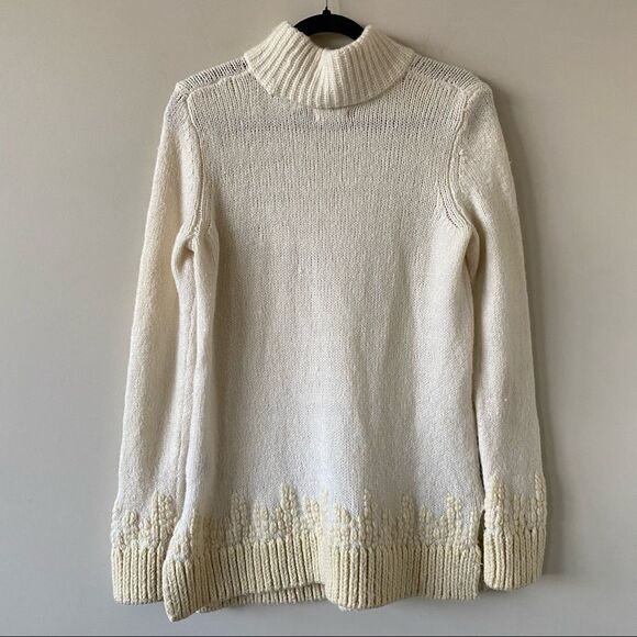 Anthro-“Sleeping On Snow” Embroidered Sweater - Picture 3 of 12